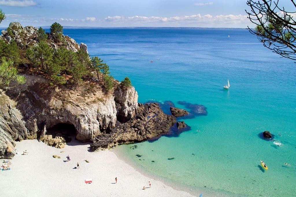 Maison A Morgat En Bretagne Sur La Presqu'Ile De Crozon Situee A 800 M De La Mer Piscine Chauffee Toute L'Annee Travaux Piscine Du 10 Au 20 Juin 2025 Крозон Екстериор снимка