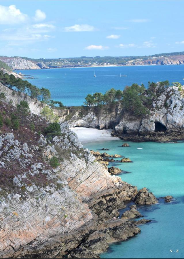 Maison A Morgat En Bretagne Sur La Presqu'Ile De Crozon Situee A 800 M De La Mer Piscine Chauffee Toute L'Annee Travaux Piscine Du 10 Au 20 Juin 2025 Крозон Екстериор снимка